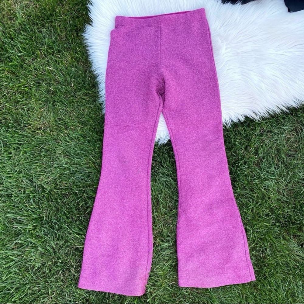 Victoria secret sparkly stretch flare pants